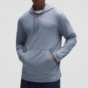 Lululemon Soft Jersey Pullover Hoodie Sweatshirt Small Blue Athletic Athleisure